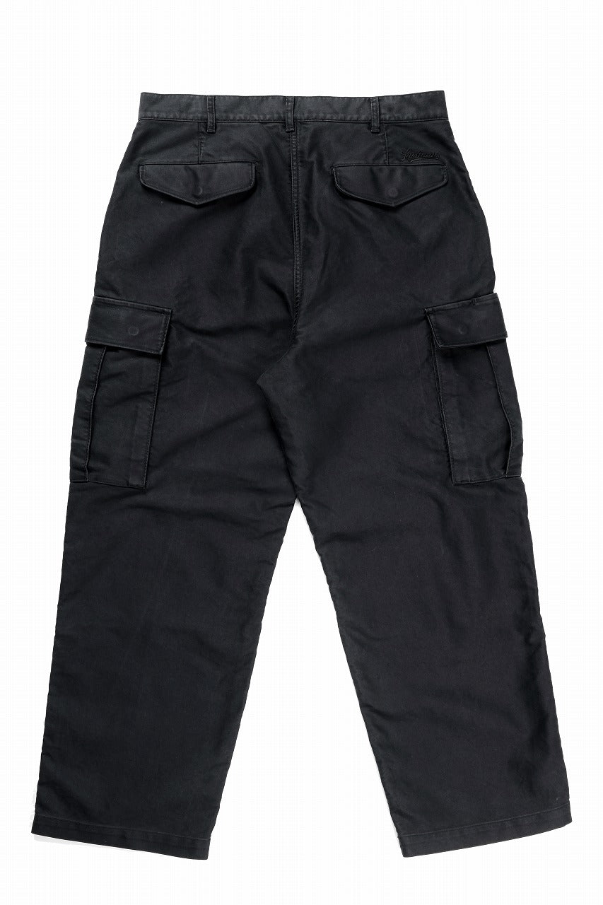 Load image into Gallery viewer, LASTMAN MOLESKIN CARGO PANTS (BLACK)
