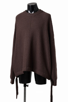 Load image into Gallery viewer, D-VEC FISHERMANS KNIT CREW (BROWN)