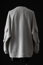 画像をギャラリービューアに読み込む, A.F ARTEFACT FLAP POCKET RAGLAN TOP / COPE KNIT JERSEY (LIGHT GREY)