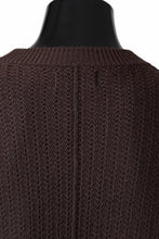 画像をギャラリービューアに読み込む, D-VEC FISHERMANS KNIT CREW (BROWN)