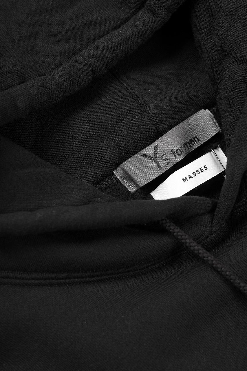 画像をギャラリービューアに読み込む, Y&#39;s for men x MASSES SWEAT HOODIE / PRINT B (BLACK)