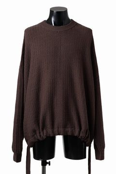 画像をギャラリービューアに読み込む, D-VEC FISHERMANS KNIT CREW (BROWN)