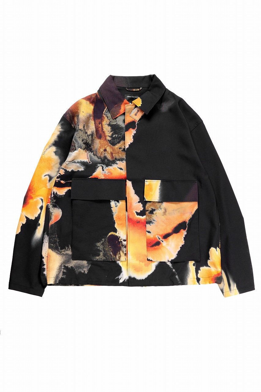 Y-3 Yohji Yamamoto AOP SPORT UNIFORM COACH JACKET (BLACK + MULTI)