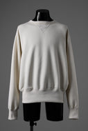 FULLCOUNT Double V Set In Sleeve / Cashmere Zimbabwe Cotton (Ecru)