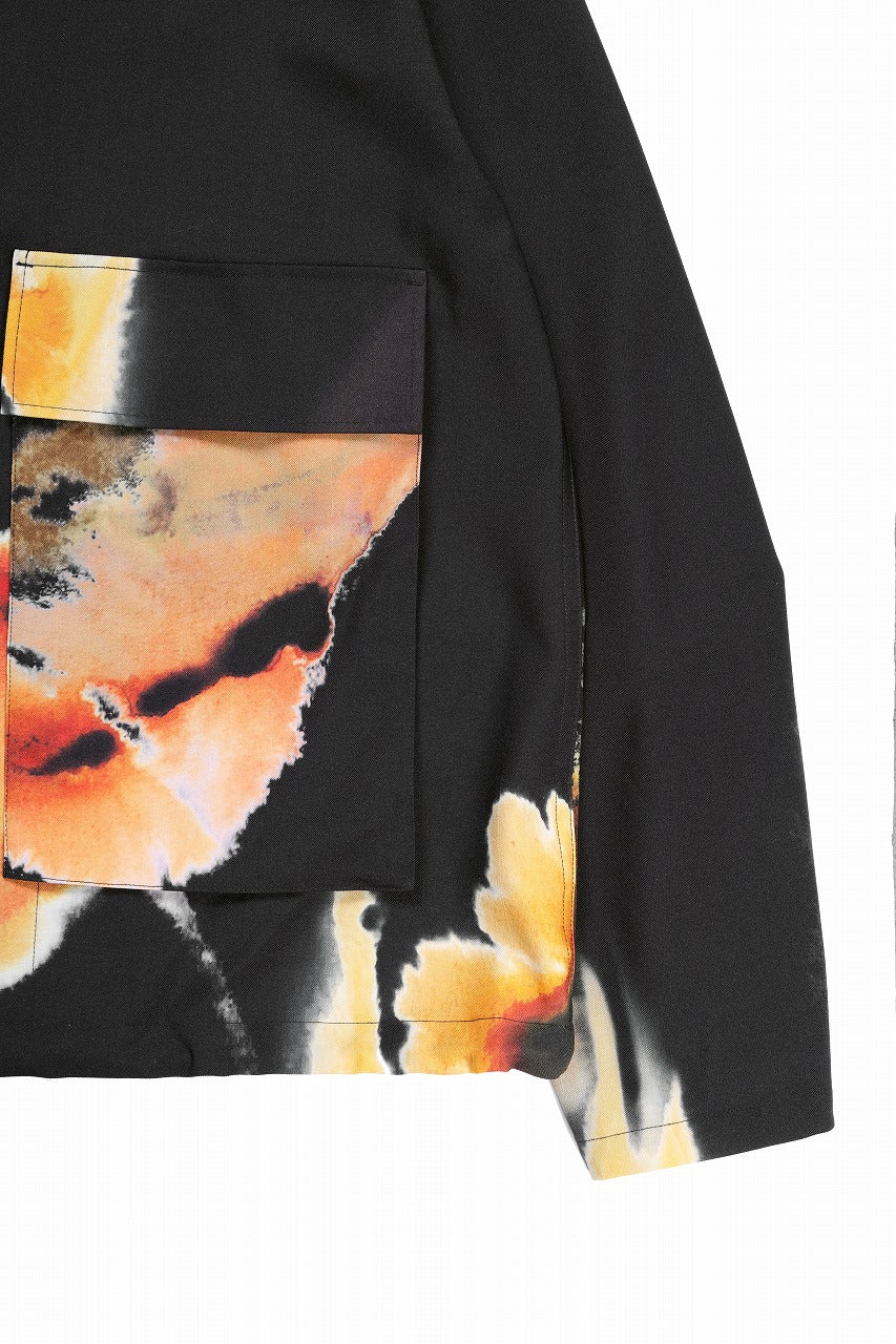 画像をギャラリービューアに読み込む, Y-3 Yohji Yamamoto AOP SPORT UNIFORM COACH JACKET (BLACK + MULTI)