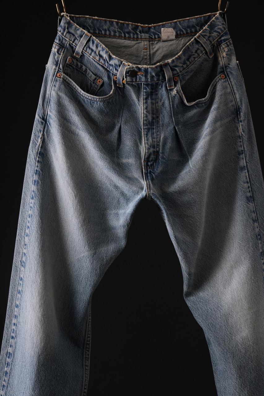 CHANGES REMAKE DENIM PANTS / VINTAGE LEVI’S JEANS (INDIGO #A)