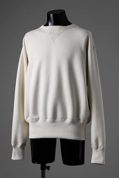 Load image into Gallery viewer, FULLCOUNT Double V Set In Sleeve / Cashmere Zimbabwe Cotton (Ecru)