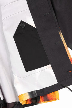画像をギャラリービューアに読み込む, Y-3 Yohji Yamamoto AOP SPORT UNIFORM COACH JACKET (BLACK + MULTI)