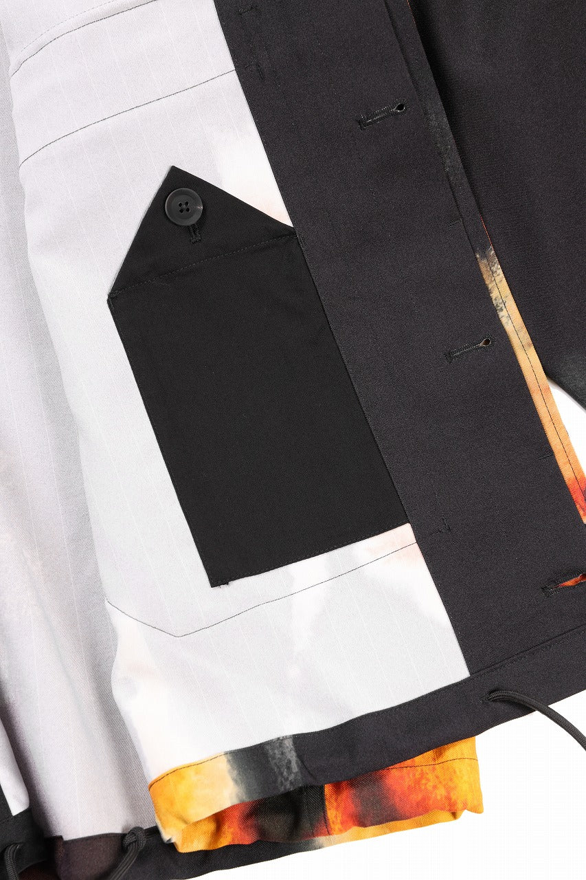 画像をギャラリービューアに読み込む, Y-3 Yohji Yamamoto AOP SPORT UNIFORM COACH JACKET (BLACK + MULTI)