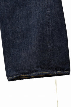 画像をギャラリービューアに読み込む, FULLCOUNT WWⅡ Model Brown Cotton Denim Pants / 13.7oz Zimbabwe Selvedge Denim (INDIGO BLUE / ONE WAHED)