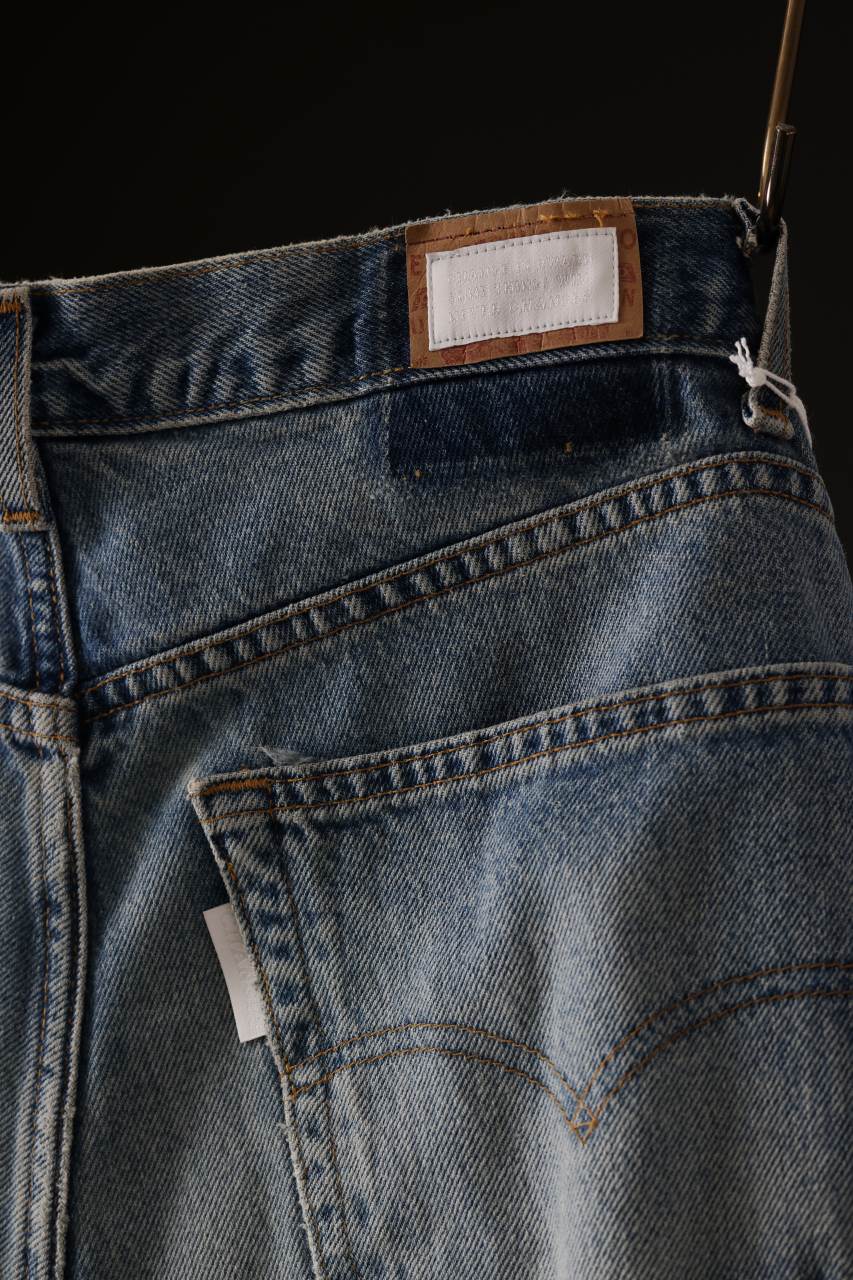 画像をギャラリービューアに読み込む, CHANGES REMAKE DENIM PANTS / VINTAGE LEVI’S JEANS (INDIGO #C)