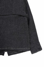 画像をギャラリービューアに読み込む, Y&#39;s for men BLOUSON with HAND STITCH / HOUNDSTOOTH WOOL (BLACK)