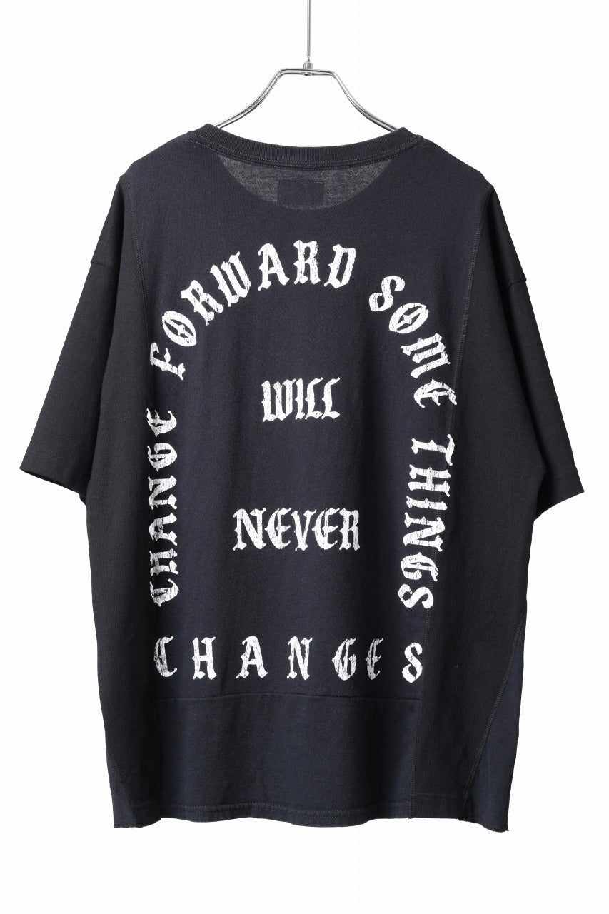 CHANGES x LOOM exclusive VINTAGE REMAKE T-SHIRT - new edition (BLACK #A)