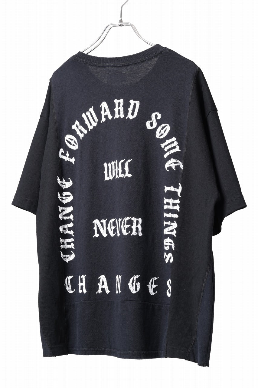 CHANGES x LOOM exclusive VINTAGE REMAKE T-SHIRT - new edition (BLACK #A)