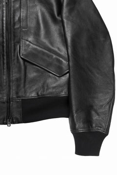 画像をギャラリービューアに読み込む, Y-3 Yohji Yamamoto LEATHER BOMBER JACKET (BLACK)