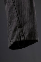 Load image into Gallery viewer, BORIS BIDJAN SABERI DROP CLOTCH WIDE TAPERED PANTS / NATURAL OBJECT DYED &quot;P2.1-F1603D&quot; (CARBON GREY)