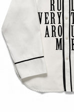 Load image into Gallery viewer, LASTMAN BASEBALL SHIRT &quot;C.R.E.A.M&quot; (L/S) (WHITE)