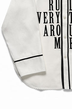 Load image into Gallery viewer, LASTMAN BASEBALL SHIRT &quot;C.R.E.A.M&quot; (L/S) (WHITE)
