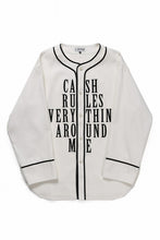 Load image into Gallery viewer, LASTMAN BASEBALL SHIRT &quot;C.R.E.A.M&quot; (L/S) (WHITE)