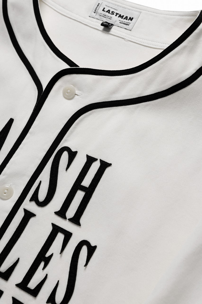 Load image into Gallery viewer, LASTMAN BASEBALL SHIRT &quot;C.R.E.A.M&quot; (L/S) (WHITE)