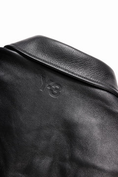 画像をギャラリービューアに読み込む, Y-3 Yohji Yamamoto LEATHER BOMBER JACKET (BLACK)