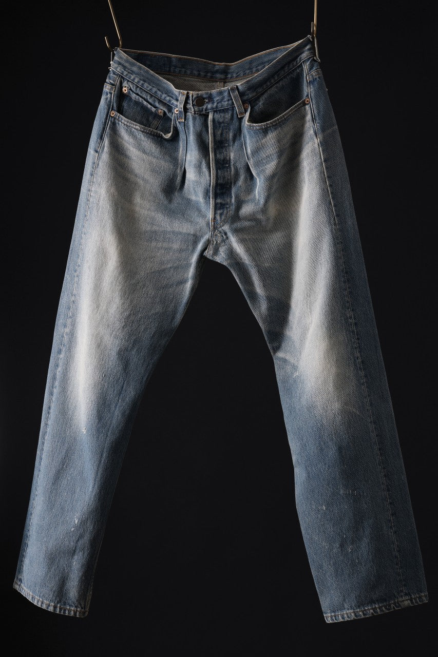 CHANGES REMAKE DENIM PANTS / VINTAGE LEVI’S JEANS (INDIGO #E)