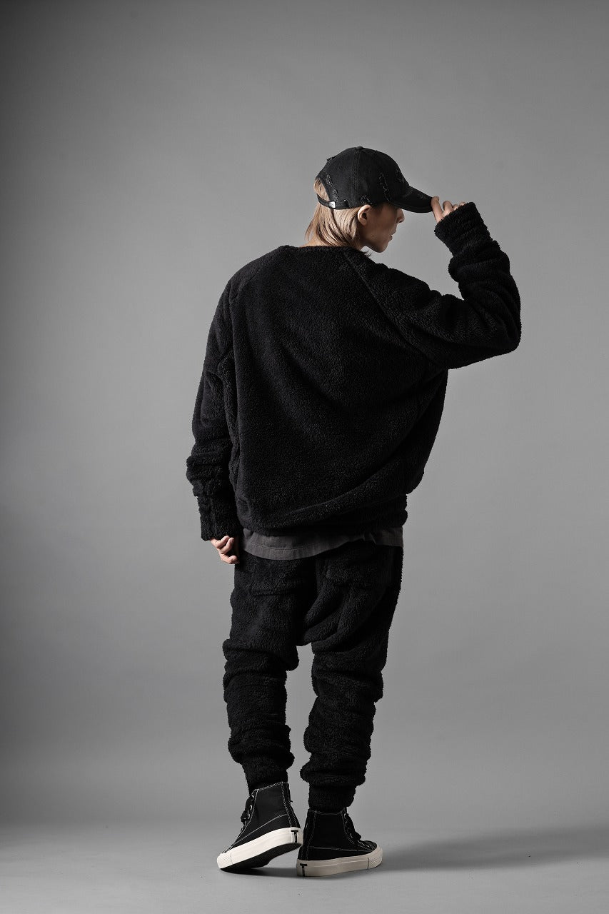 N/07 exclusive BOA FLEECE JODHPURS PANTS feat. A.F ARTEFACT (BLACK)