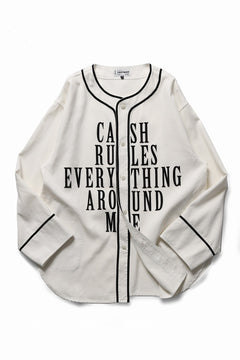 Load image into Gallery viewer, LASTMAN BASEBALL SHIRT &quot;C.R.E.A.M&quot; (L/S) (WHITE)