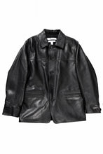 画像をギャラリービューアに読み込む, Y&#39;s for men x MASSES LEATHER CAR COAT / MA HORSE LEATHER (BLACK)