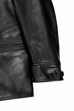 画像をギャラリービューアに読み込む, Y&#39;s for men x MASSES LEATHER CAR COAT / MA HORSE LEATHER (BLACK)