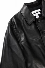 画像をギャラリービューアに読み込む, Y&#39;s for men x MASSES LEATHER CAR COAT / MA HORSE LEATHER (BLACK)
