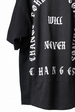 Load image into Gallery viewer, CHANGES x LOOM exclusive VINTAGE REMAKE SHORT SLEEVE TEE (BLACK #D)