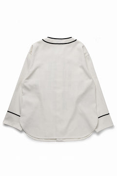 Load image into Gallery viewer, LASTMAN BASEBALL SHIRT &quot;C.R.E.A.M&quot; (L/S) (WHITE)