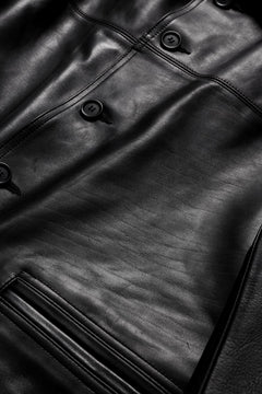 画像をギャラリービューアに読み込む, Y&#39;s for men x MASSES LEATHER CAR COAT / MA HORSE LEATHER (BLACK)