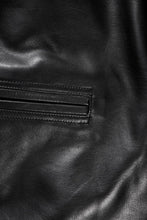 画像をギャラリービューアに読み込む, Y&#39;s for men x MASSES LEATHER CAR COAT / MA HORSE LEATHER (BLACK)