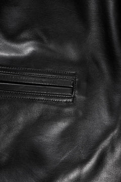 画像をギャラリービューアに読み込む, Y&#39;s for men x MASSES LEATHER CAR COAT / MA HORSE LEATHER (BLACK)