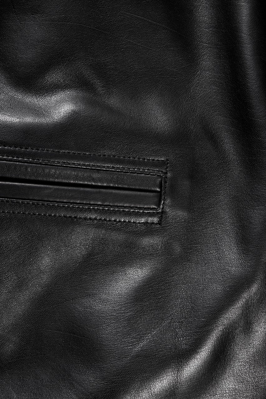 画像をギャラリービューアに読み込む, Y&#39;s for men x MASSES LEATHER CAR COAT / MA HORSE LEATHER (BLACK)