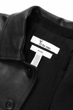 画像をギャラリービューアに読み込む, Y&#39;s for men x MASSES LEATHER CAR COAT / MA HORSE LEATHER (BLACK)