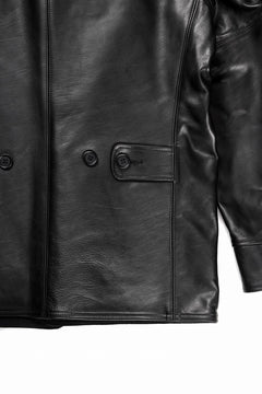画像をギャラリービューアに読み込む, Y&#39;s for men x MASSES LEATHER CAR COAT / MA HORSE LEATHER (BLACK)
