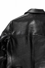 画像をギャラリービューアに読み込む, Y&#39;s for men x MASSES LEATHER CAR COAT / MA HORSE LEATHER (BLACK)