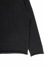 画像をギャラリービューアに読み込む, Y&#39;s for men x MASSES MOCK NECK PULL OVER / WOOL KNIT (BLACK)