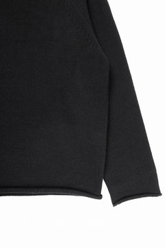 画像をギャラリービューアに読み込む, Y&#39;s for men x MASSES MOCK NECK PULL OVER / WOOL KNIT (BLACK)