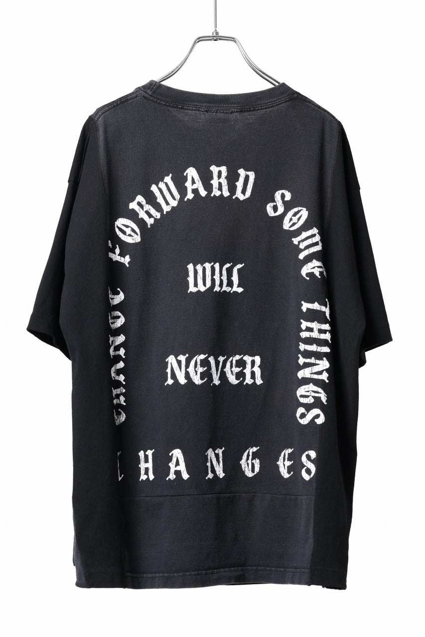 CHANGES x LOOM exclusive VINTAGE REMAKE T-SHIRT - new edition (BLACK #G)