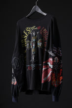 画像をギャラリービューアに読み込む, CHANGES VINTAGE REMAKE QUINTET PANEL LONG SLEEVE T-SHIRT (MULTI #B)