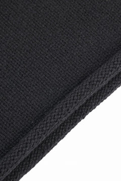画像をギャラリービューアに読み込む, Y&#39;s for men x MASSES MOCK NECK PULL OVER / WOOL KNIT (BLACK)