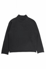 画像をギャラリービューアに読み込む, Y&#39;s for men x MASSES MOCK NECK PULL OVER / WOOL KNIT (BLACK)