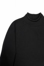 画像をギャラリービューアに読み込む, Y&#39;s for men x MASSES MOCK NECK PULL OVER / WOOL KNIT (BLACK)