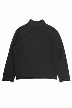 画像をギャラリービューアに読み込む, Y&#39;s for men x MASSES MOCK NECK PULL OVER / WOOL KNIT (BLACK)