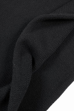 画像をギャラリービューアに読み込む, Y&#39;s for men x MASSES MOCK NECK PULL OVER / WOOL KNIT (BLACK)