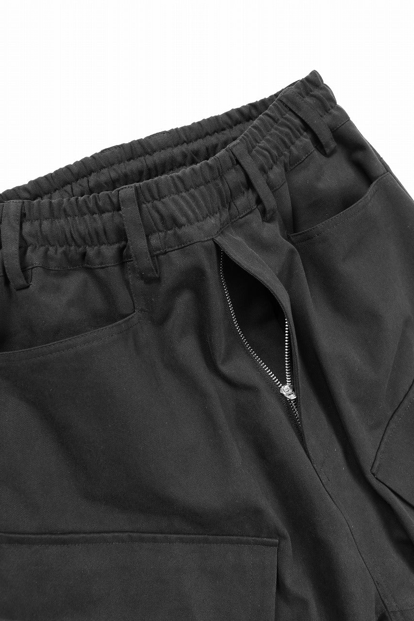 A.F ARTEFACT TWILL CARGO PANTS (BLACK)